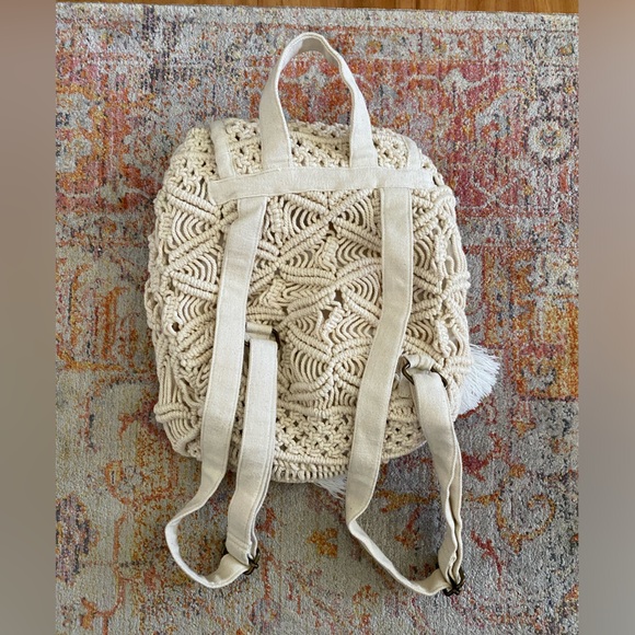 Macrame backpack - Picture 2 of 2